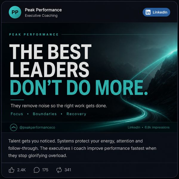Sample social post generated by Forge Content